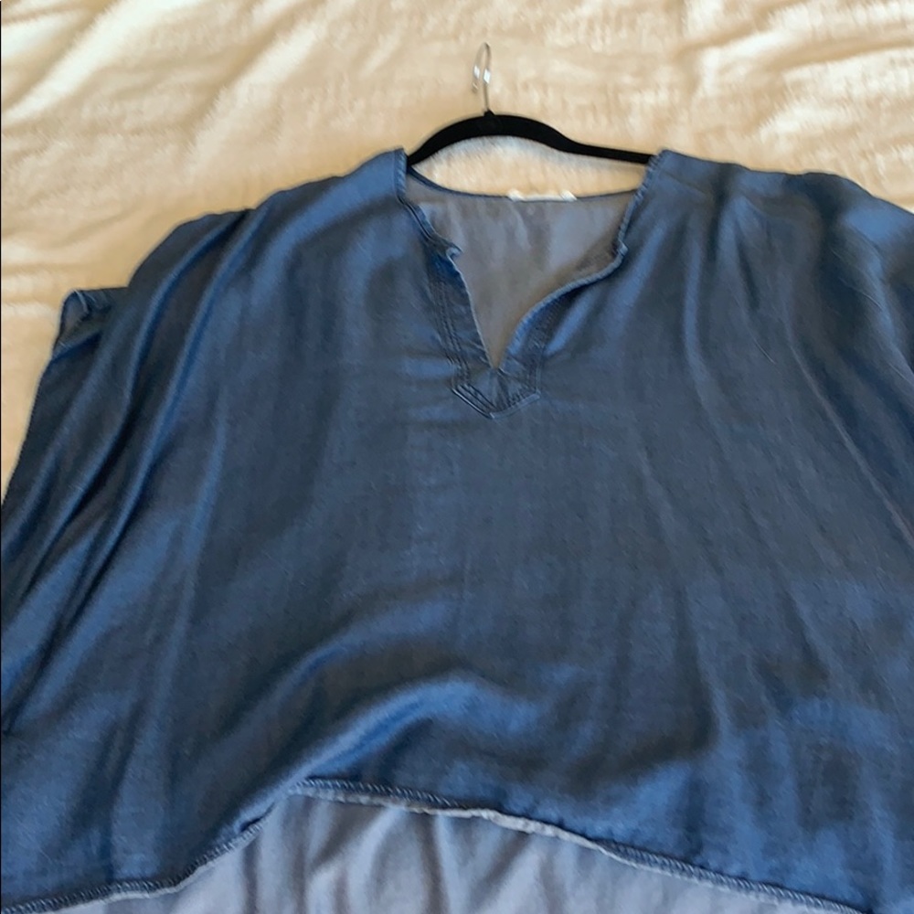 NORDSTROM’S ELAN Denim Poncho